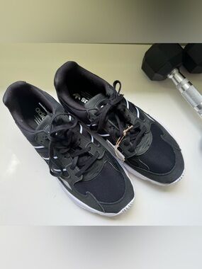 adidas Black and White Athletic Sneakers